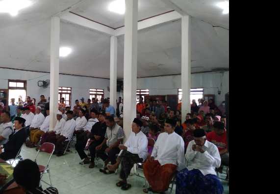 Pendukung Pendaftaran Salah Satu Calon Kades di Desa Tunggulsari Diklaim Kapolsek Brangsong TER-RAMAI 